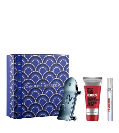 Set 212 Heroes Carolina Herrera Hombre 3 Pcs EDT