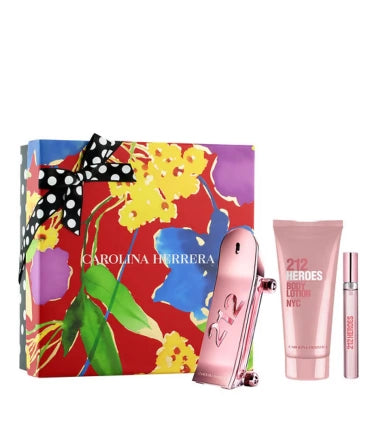Set 212 Heroes Forever Young Carolina Herrera Dama 3 Pcs EDP