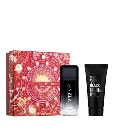 Set 212 Vip Black De Carolina Herrera 2 Pcs Hombre EDP