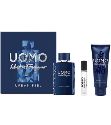 Estuche Ferragamo Uomo Urban Feel 100 ML Hm 3 Pcs Hombre EDT