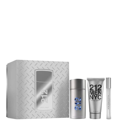 Set 212 Men NYC Carolina Herrera 3 Pcs EDT